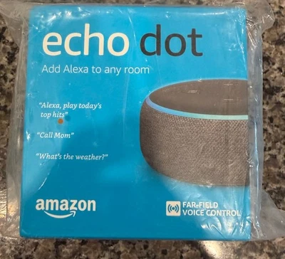 Altavoz inteligente Amazon Echo 3ª generación Alexa nuevo sellado de fábrica envío gratuito Foto 1 de 2