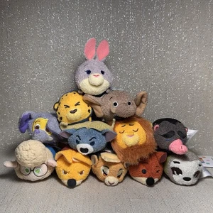 Disney Zootopia Tsum Tsum Plush Characters NWT Set of 12 - Picture 1 of 5
