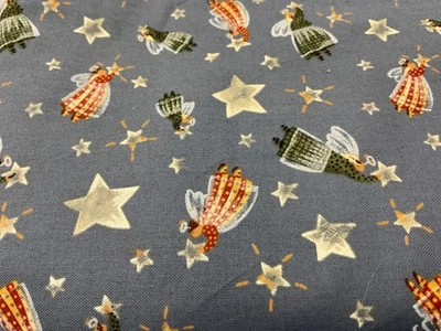 COUNTRY PLAYHOUSE BY CAROL ENDERS  SPECTRIX FABRIC REMNANT 42" W x 63” L - Image 1 of 4