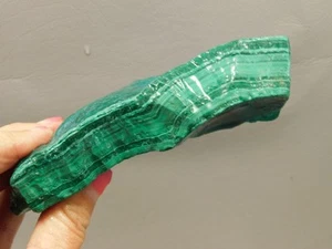 Malachite Rough Rock Banded Lapidary Stone DR Congo, Africa #O13 - Picture 1 of 11