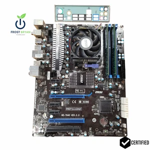 MSI 990FXA-GD65 Combo + Athlon II X3 455 + 16GB DDR3 + I/O Shield Tested Working - Picture 1 of 5