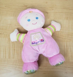 Fisher Price Baby's First Doll Peluche Sonajero Lovey Juguete de Peluche Niño Pequeño Rosa 10” - Imagen 1 de 10