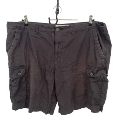 Arizona Jeans Shorts Mens 42 Black Cargo Military Fatigue Cotton Utility  - Image 1 of 4