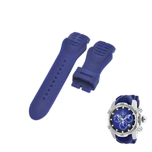 Venom 19010 26mm Blue Rubber Watch Strap For Invicta - Picture 1 of 7