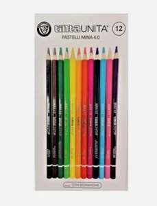 Colori a matita TINTAUNITA 12 pastelli Mina 4mm - Foto 1 di 1