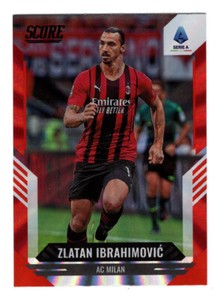 Zlatan Ibrahimović Panini Score Series A 2021-22 Variant Red Laser 