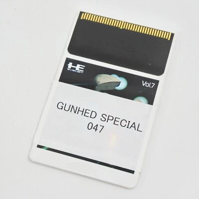 GUNHED SPECIAL 047 PC Engine Rewrite Hu Card Tested Unofficial Developer item - Image 1 of 3