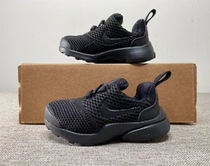 Nike Presto Fly Sneaker Shoes (TD) 4C Triple Black AA2227-001 NWOT - Picture 1 of 11