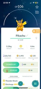 Pokemon Go Shiny Pikachu Detektivmütze - Instant Trade - Bild 1 von 1
