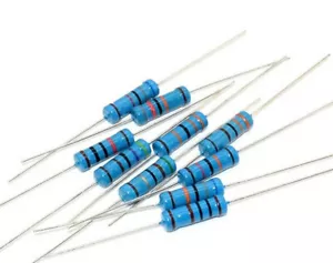 200PZ 2W 1R~1M 1% resistenza pellicola metallica 10R 100R 220R 1K 1.5K 2.2K 4.7K 10K 220K - Foto 1 di 1