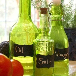 Sticker Craft Kitchen Jar Label Storage Bottle Sticker On Blackboard S1Z8 U9W7 - Picture 1 of 14