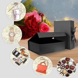 Small Gift Box With Magnetic Lid Plus Lace Closure Strong Quality Gift Box - Picture 1 of 18