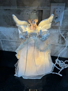 Vintage Deluxe Porzellan Winkel Set (funktioniert) Weihnachtsbaumspitze insgesamt 7 - Bild 1 von 6