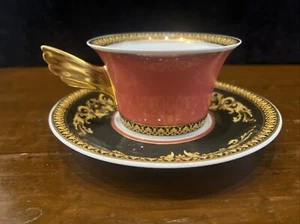 Rosenthal Versace "Medusa" Red Coffee Tea Cup & Saucer BH211 - Picture 1 of 13
