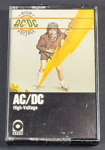 Music Cassette Tape - 1x AC/DC High-Voltage - 1976 - WEA Canada - VG/EX - Black - Picture 1 of 7