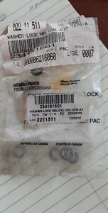 NEW OEM FACTORY 5pk Bombardier BRP Helical Lock Washer 234161601 loc 156 - Picture 1 of 1