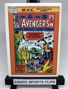 Marvel Universe Series 1990 1 tarjeta #130 MVC The Avengers #1 Impel ¡Envío de $.99! - Imagen 1 de 11
