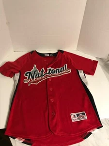 Camiseta deportiva juvenil Majestic CoolBase MLB Washington Nationals #34 Harper AllStar Game - Imagen 1 de 14