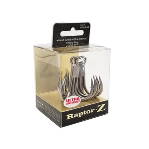 BKK Raptor-Z Treble Hook 6071-4X-HG Ultra Anti-Rust Anchor Fish Hook Big Game - Picture 1 of 5