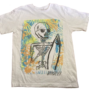 Quiksilver Skeleton Surfing T-Shirt Kids Size L/G *Read Description* - Picture 1 of 21