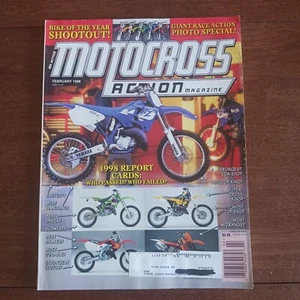 MOTOCROSS ACTION 1998 LOT OF 2 FEB & MAR VINTAGE MX SUPERCROSS MCGRATH EMIG YZ - Bild 1 von 4