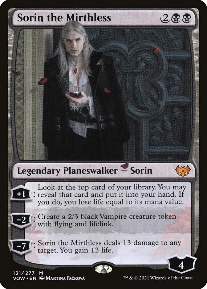 MTG Sorin the Mirthless  - Innistrad: Crimson Vow #131 - Image 1 of 1