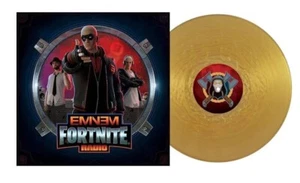 Limited Edition Number 777 Eminem x Fortnite Radio Vinyl LP Gold - Picture 1 of 5