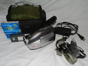 Panasonic PV-L352D Palmcorder VHSC with cords, case and tapes - Working - Picture 1 of 9