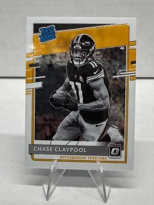 2020 Panini Donruss Optic Rated Rookie Variation #327 Chase Claypool Steelers - Image 1 of 2