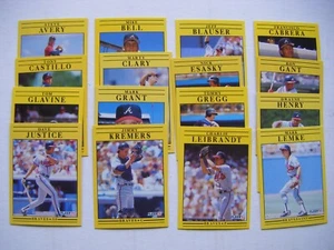 FLEER 1991 ATLANTA BRAVES Team Set - Picture 1 of 2