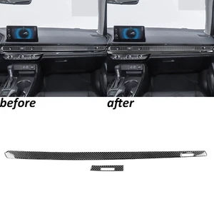 Tablero de fibra de carbono real para Honda Civic 11th 2022-2025 - Imagen 1 de 19