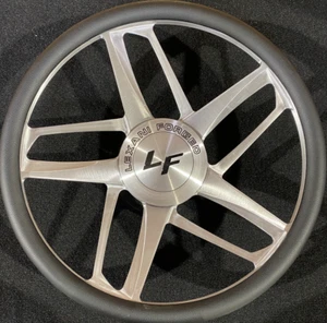 LEXANI FORGED SOLAR BRUSHED STEERING WHEEL 15.5" - Picture 1 of 1