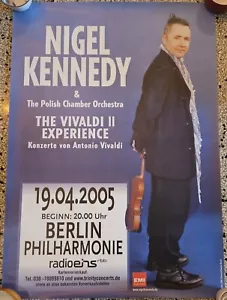 Nigel Kennedy - Konzertposter Tour Poster 2004 - Foto 1 di 1