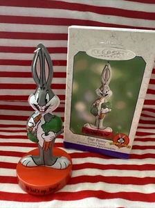 2000 Hallmark Keepsake Ornament Bugs Bunny Looney Tunes Metal What’s Up Doc? MIB - Picture 1 of 4