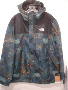 Men's 2XL The North Face Big & Tall Antora Rain Jacket Summit Navy Camo DryVent - Picture 1 of 11