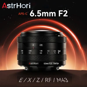 AstrHori 6.5mm F2.0 APS-C Ultra Wide Angle Fisheye Lens for X/E/RF/M43/Z Mount - Picture 1 of 9