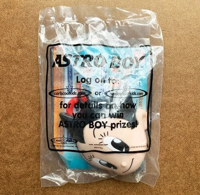 Bandai 2004 ASTRO BOY Hardees & Carls Treasure Keeper Backpack Toy w/ Clip  NEW! - Image 1 of 2