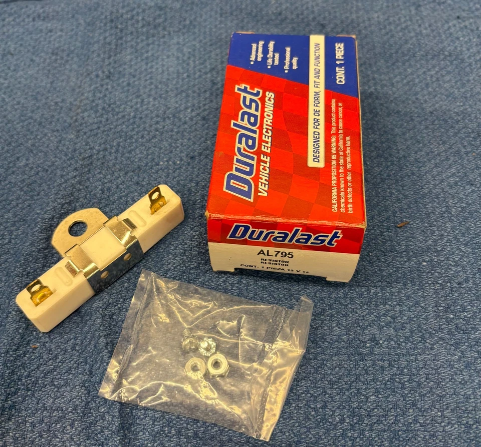 MOPAR OEM SPEC BALLAST RESISTOR w/STRAP  318 340 383 440 PLYMOUTH DODGE AL795 68 - Image 1 of 1