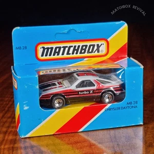 De colección Matchbox No.28 Chrysler Dodge Daytona Turbo Z Superrápido Nuevo En Caja Coche - Imagen 1 de 4