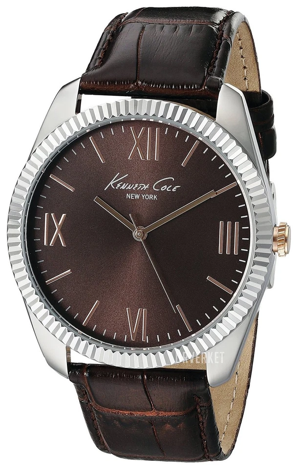 Reloj Kenneth Cole Hombre Correa Cuero Marrón 10019681 Foto 1 de 1