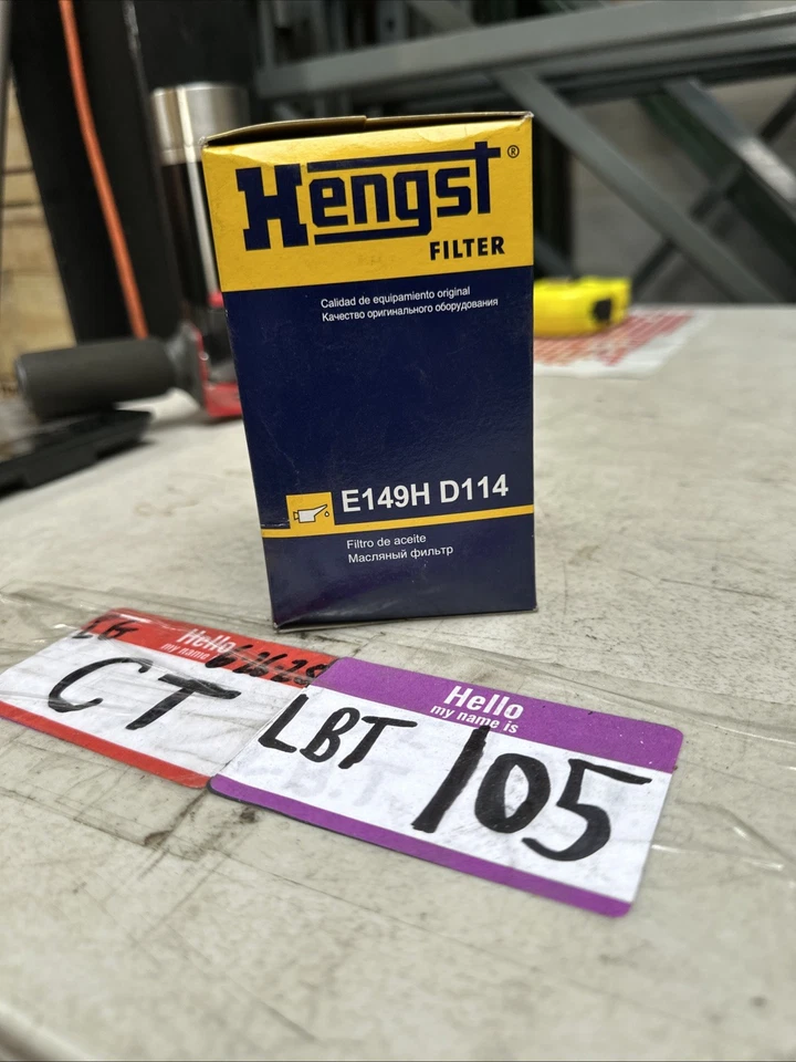 Hengst E149HD114 Oil Filters for MB Mercedes E Class Mercedes-Benz SLS AMG C63 - Image 1 of 1