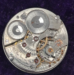 Antique Waltham Grade 625 17j, 16s 1909 Watch Movement Working - Picture 1 of 2
