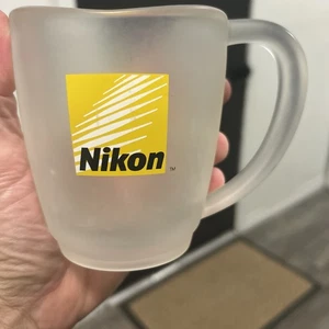 Rare Promotional Nikon Clear Vision Coffee Tea Beverage Advertising Cup Mug - Picture 1 of 9