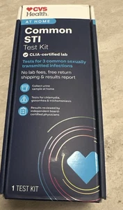 Kit de prueba de ITS común CVS Health laboratorio certificado por CLI clamidia gonorrea. Exp 1/27 - Imagen 1 de 6