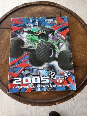 Monster Jam World Tour 2005 Souvenir Yearbook Multiple Signed Grave Digger  - Image 1 of 4