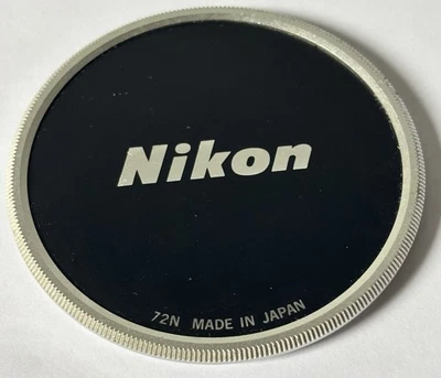 Nikon - Genuine 72N 72mm Screw-In Metal Lens Cap - vgc - Image 1 of 2