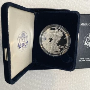 2000-P Silver American Eagle Dollar Proof One Ounce Silver Bullion Coin COA - Picture 1 of 7