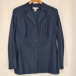 Preston & York Women's Skirt Suit Set Silk Navy 12/14 - Picture 1 of 11