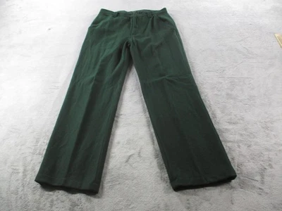 WFS Element Gear Pants Mens 36 Green Wool Blend Pleated Lined Outdoor Hunting - Image 1 of 4