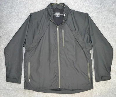 SCOTTeVEST Tropiformer 3D Jacket Mens XL Black Convertible Vest Hood Pockets Zip - Image 1 of 4